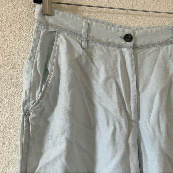 J. Jill 100% Linen Straight Wide Leg Pants women size 12 - Picture 4 of 9